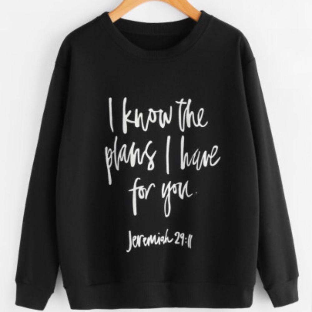 Slogan Print Sweatshirt